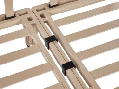 Set di divani angolari da giardino 6 posti RIMA III Lato Sinistro Modulare Metallo Beige chiaro