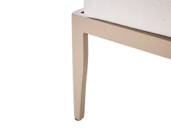Set di divani angolari da giardino 6 posti RIMA III Lato Sinistro Modulare Metallo Beige chiaro