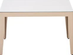 Set di divani angolari da giardino 6 posti RIMA III Lato Sinistro Modulare Metallo Beige chiaro