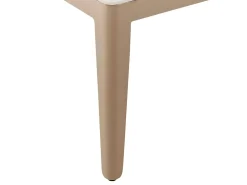 Set di divani angolari da giardino 6 posti RIMA III Lato Sinistro Modulare Metallo Beige chiaro