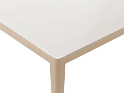 Set di divani angolari da giardino 6 posti RIMA III Lato Sinistro Modulare Metallo Beige chiaro