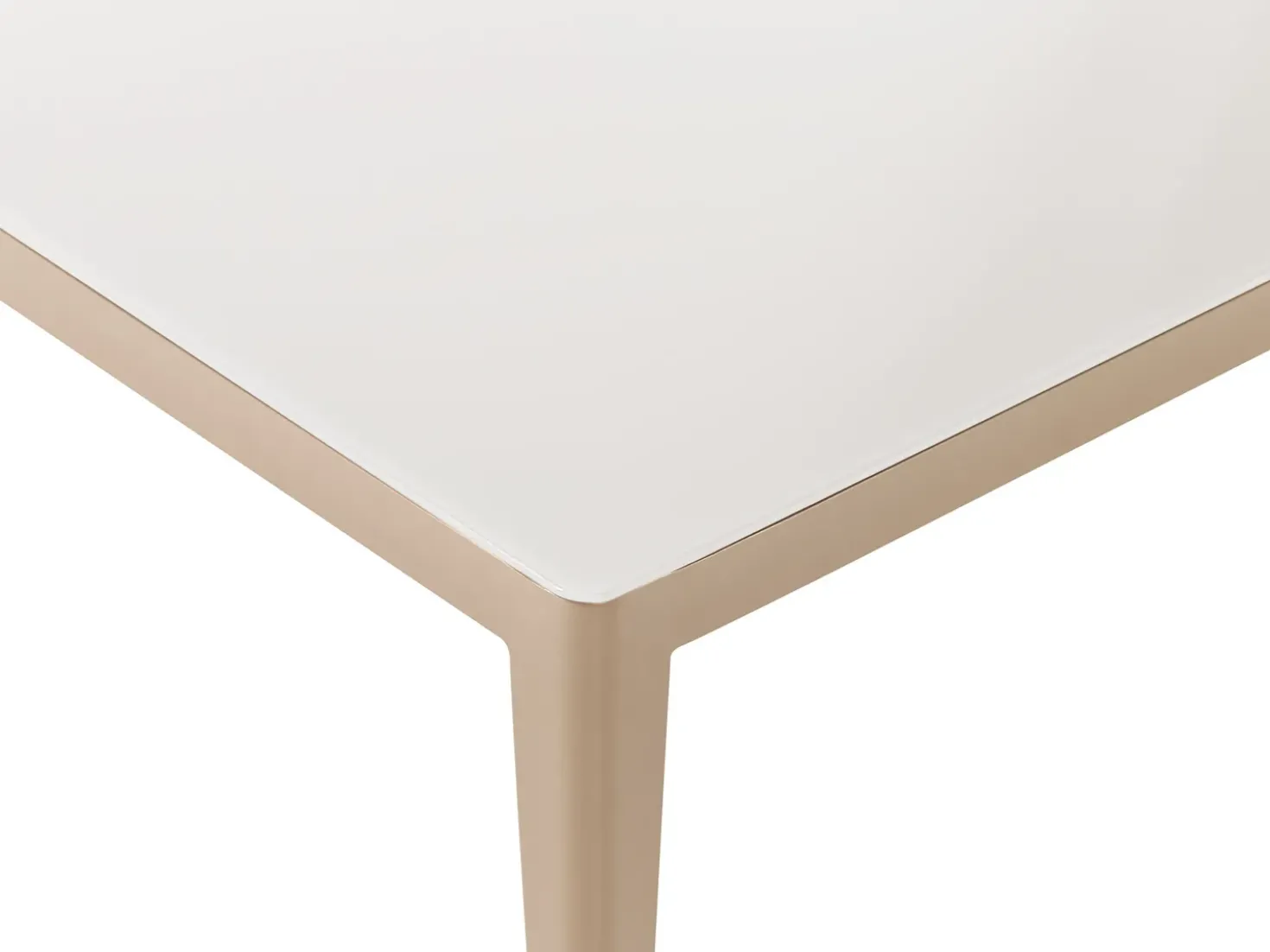 Set di divani angolari da giardino 6 posti RIMA III Lato Sinistro Modulare Metallo Beige chiaro