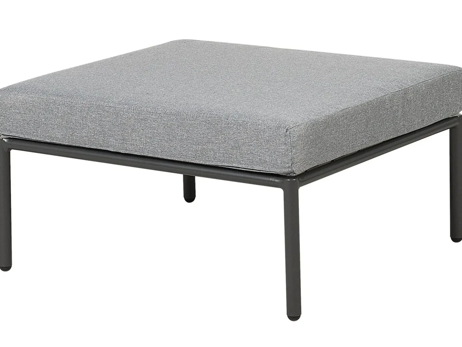 Set di divani angolari da giardino 6 posti FORANO Metallo Grigio