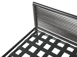 Set di divani angolari da giardino 6 posti FORANO Metallo Grigio