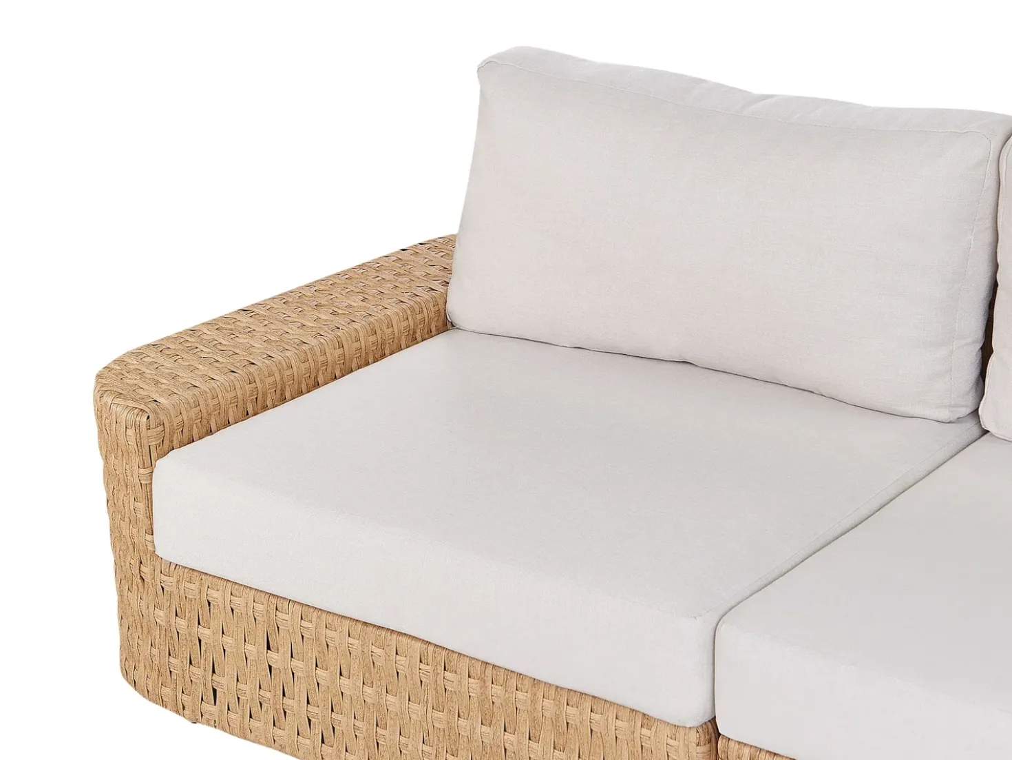 Set di divani angolari da giardino 4 posti OLIVERI Lato Sinistro Rattan sintetico (PE) Beige