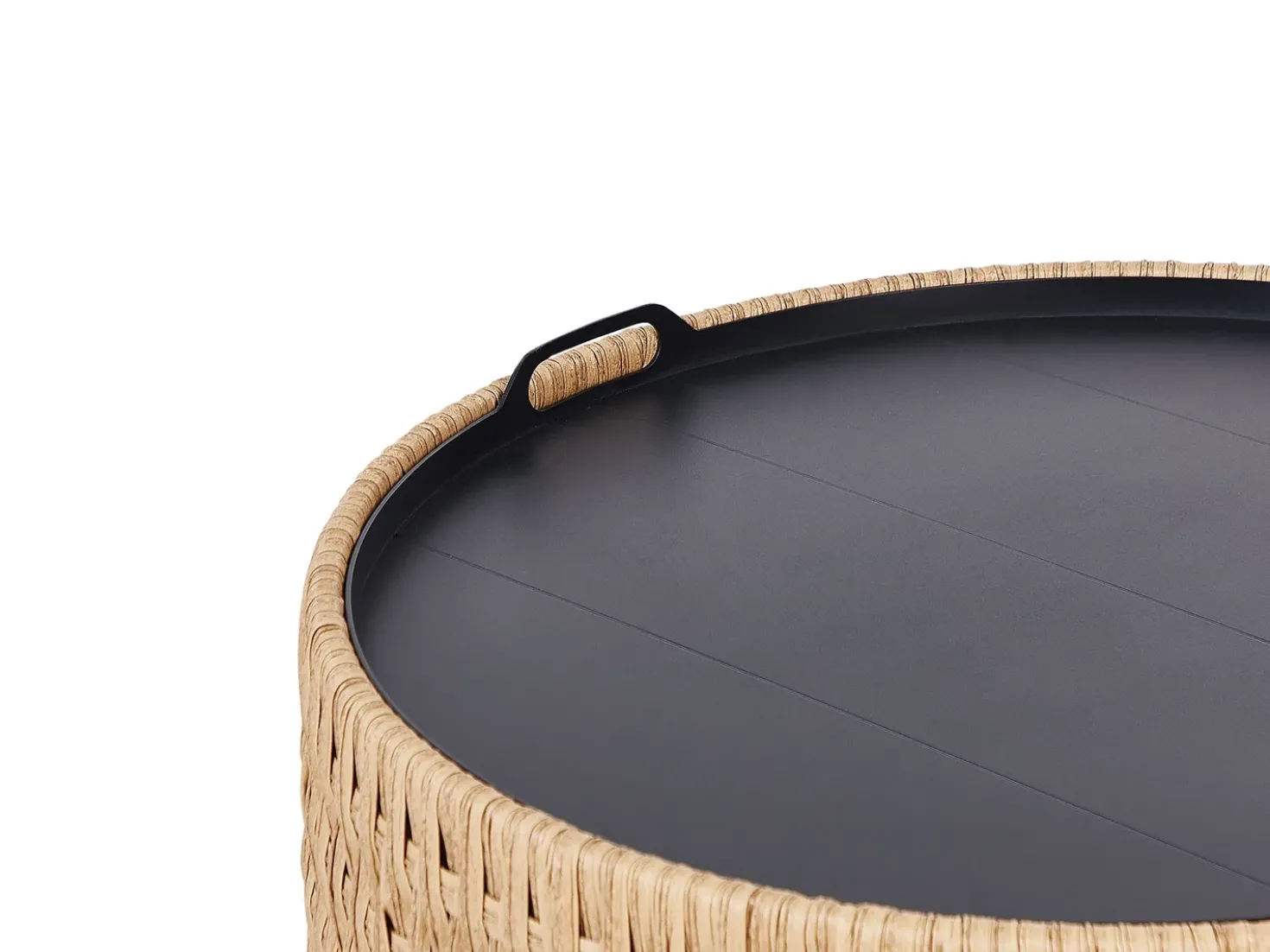 Set di divani angolari da giardino 4 posti OLIVERI Lato Sinistro Rattan sintetico (PE) Beige