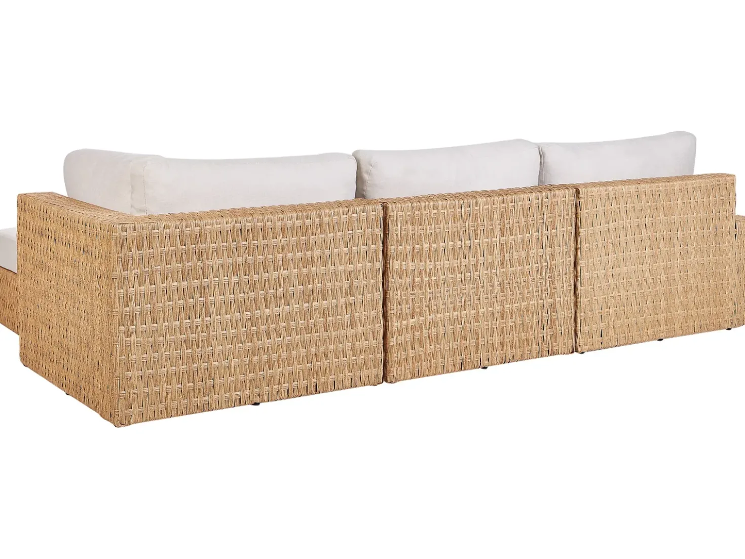 Set di divani angolari da giardino 4 posti OLIVERI Lato Sinistro Rattan sintetico (PE) Beige
