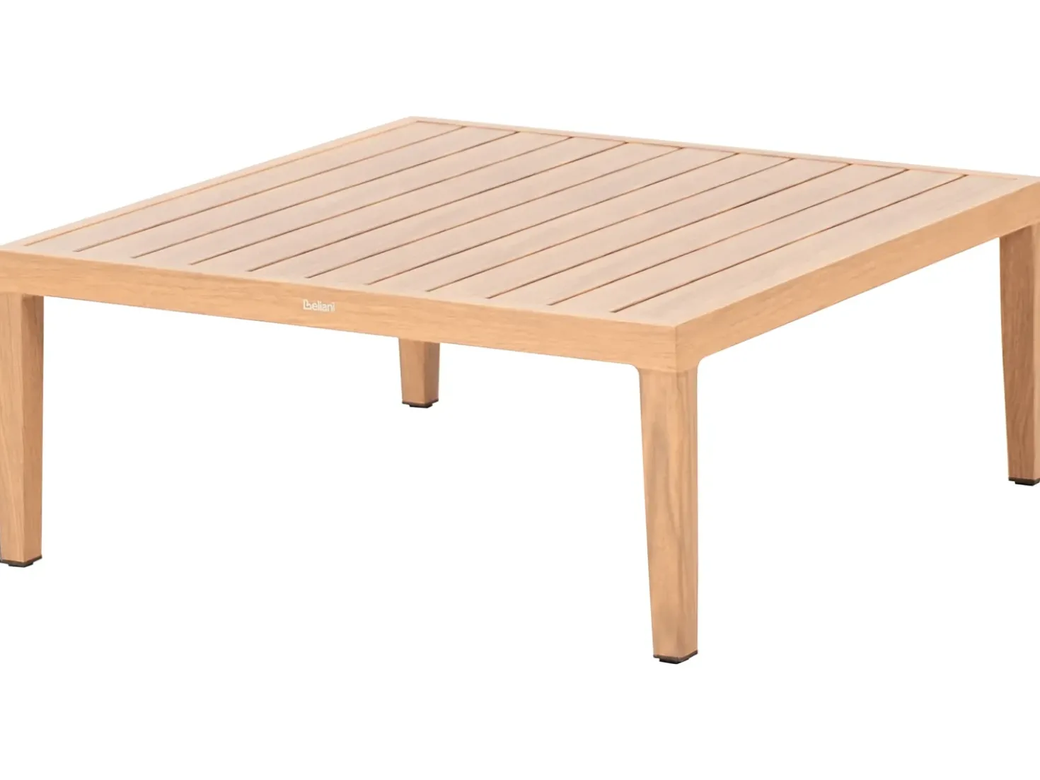 Set di divani angolari da giardino 5 posti SAMPIERI Lato Sinistro Metallo Marrone chiaro