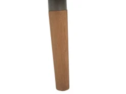 Set di divani angolari da giardino 5 posti CORATO Legno d'acacia Grigio