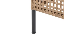 Set di divani angolari da giardino 6 posti OMEGANA Modulare Rattan sintetico (PE) Beige chiaro