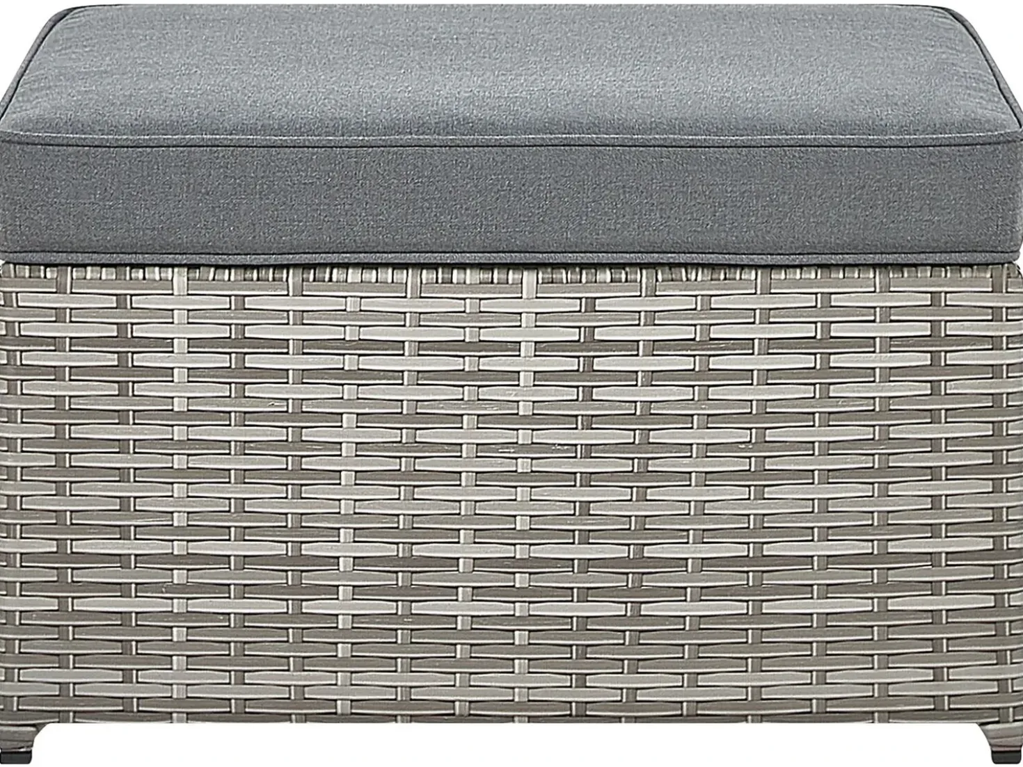 Set di divani angolari da giardino 5 posti SABBIA Lato destro Modulare Rattan sintetico (PE) Grigio chiaro