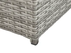 Set di divani angolari da giardino 5 posti SABBIA Lato destro Modulare Rattan sintetico (PE) Grigio chiaro