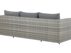 Set di divani angolari da giardino 5 posti SABBIA Lato destro Modulare Rattan sintetico (PE) Grigio chiaro