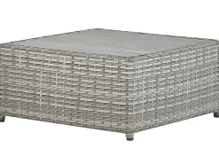 Set di divani angolari da giardino 5 posti SABBIA Lato destro Modulare Rattan sintetico (PE) Grigio chiaro