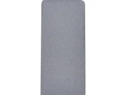 Set di divani angolari da giardino 3 posti LEFFE Lato destro Metallo Grigio