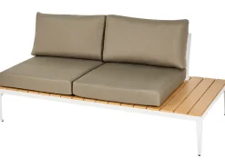 Set di divani angolari da giardino 5 posti POSITANO Grigio