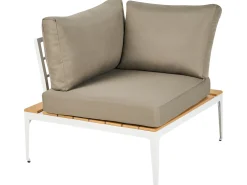 Set di divani angolari da giardino 5 posti POSITANO Grigio