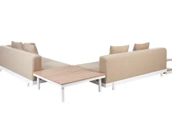 Set di divani angolari da giardino 5 posti MISSANELLO Beige