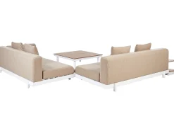 Set di divani angolari da giardino 5 posti MISSANELLO Beige