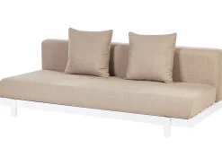 Set di divani angolari da giardino 5 posti MISSANELLO Beige