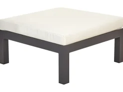 Set di divani angolari da giardino 5 posti MESSINA Lato Sinistro Metallo Beige