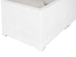 Set di divani angolari da giardino 4 posti SANO Lato Sinistro Modulare Rattan sintetico (PE) Bianco