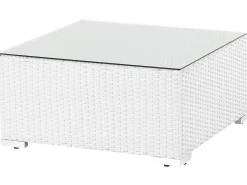 Set di divani angolari da giardino 4 posti SANO Lato Sinistro Modulare Rattan sintetico (PE) Bianco