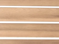Set di divani angolari da giardino 3 posti ARABBA Lato Sinistro Legno di acacia certificato Grigio