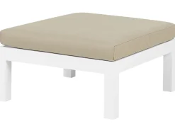 Set di divani angolari da giardino 5 posti MESSINA Lato Sinistro Metallo Beige sabbia