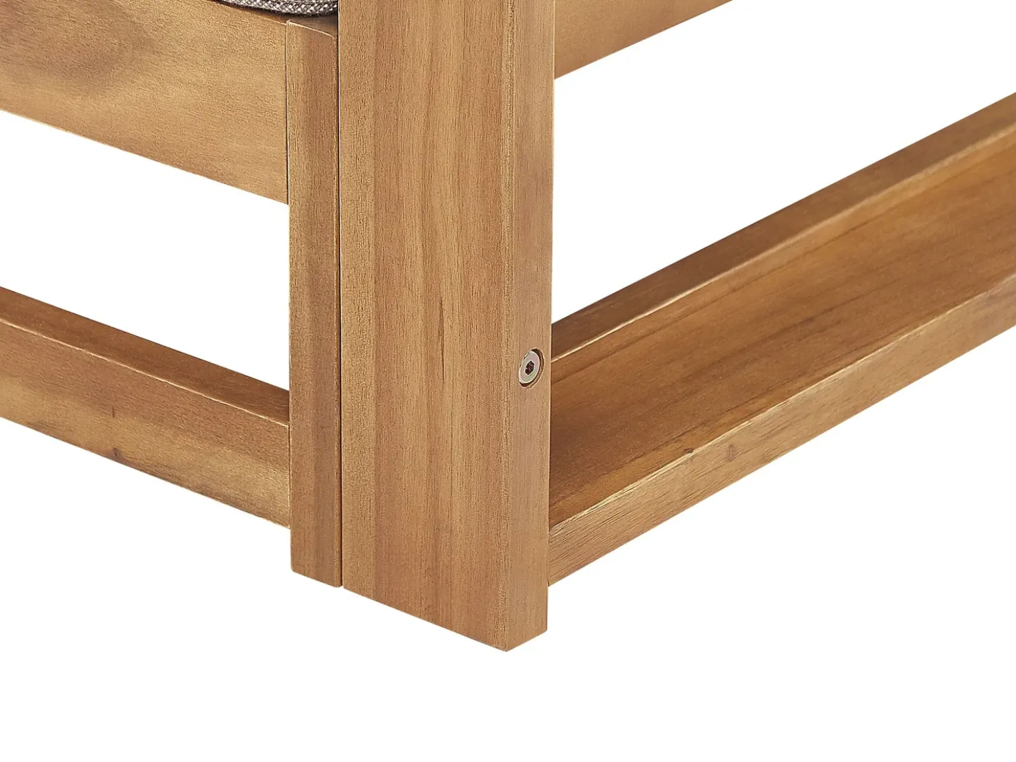 Set di divani angolari da giardino 5 posti TIMOR Modulare Legno di acacia certificato Marrone chiaro