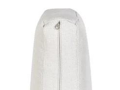 Set di divani angolari da giardino 5 posti MESSINA Lato Sinistro Metallo Bianco sporco
