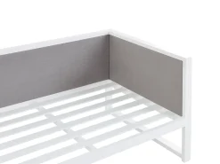 Set di divani angolari da giardino 6 posti CASTELLA/FRATTE Lato Sinistro Metallo Bianco sporco