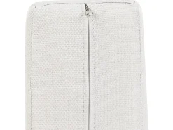 Set di divani angolari da giardino 6 posti CASTELLA/FRATTE Lato Sinistro Metallo Bianco sporco