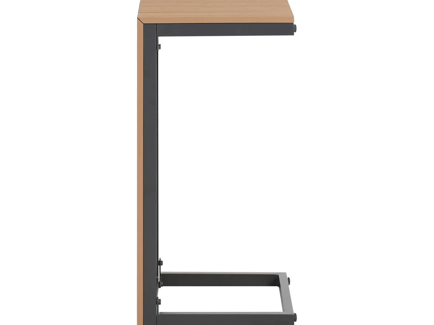 Set di divani angolari da giardino 4 posti PIENZA Lato Sinistro Marrone chiaro/Grigio
