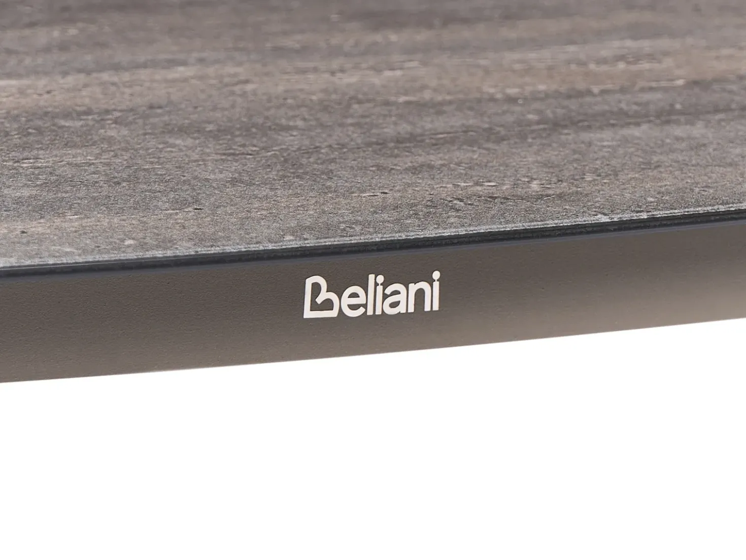 Set di divani angolari da giardino 3 posti LEFFE Lato destro Metallo Beige