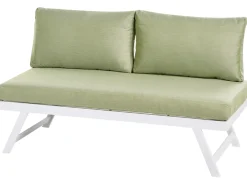Set di divani angolari da giardino 5 posti COCCORINO Metallo Verde