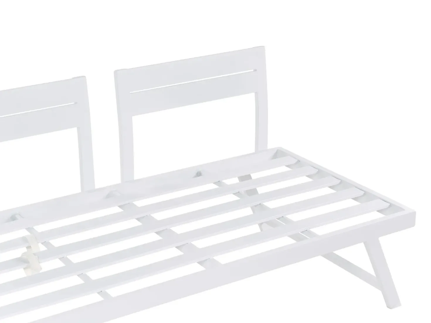 Set di divani angolari da giardino 5 posti COCCORINO Metallo Verde
