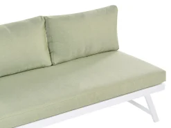 Set di divani angolari da giardino 5 posti COCCORINO Metallo Verde