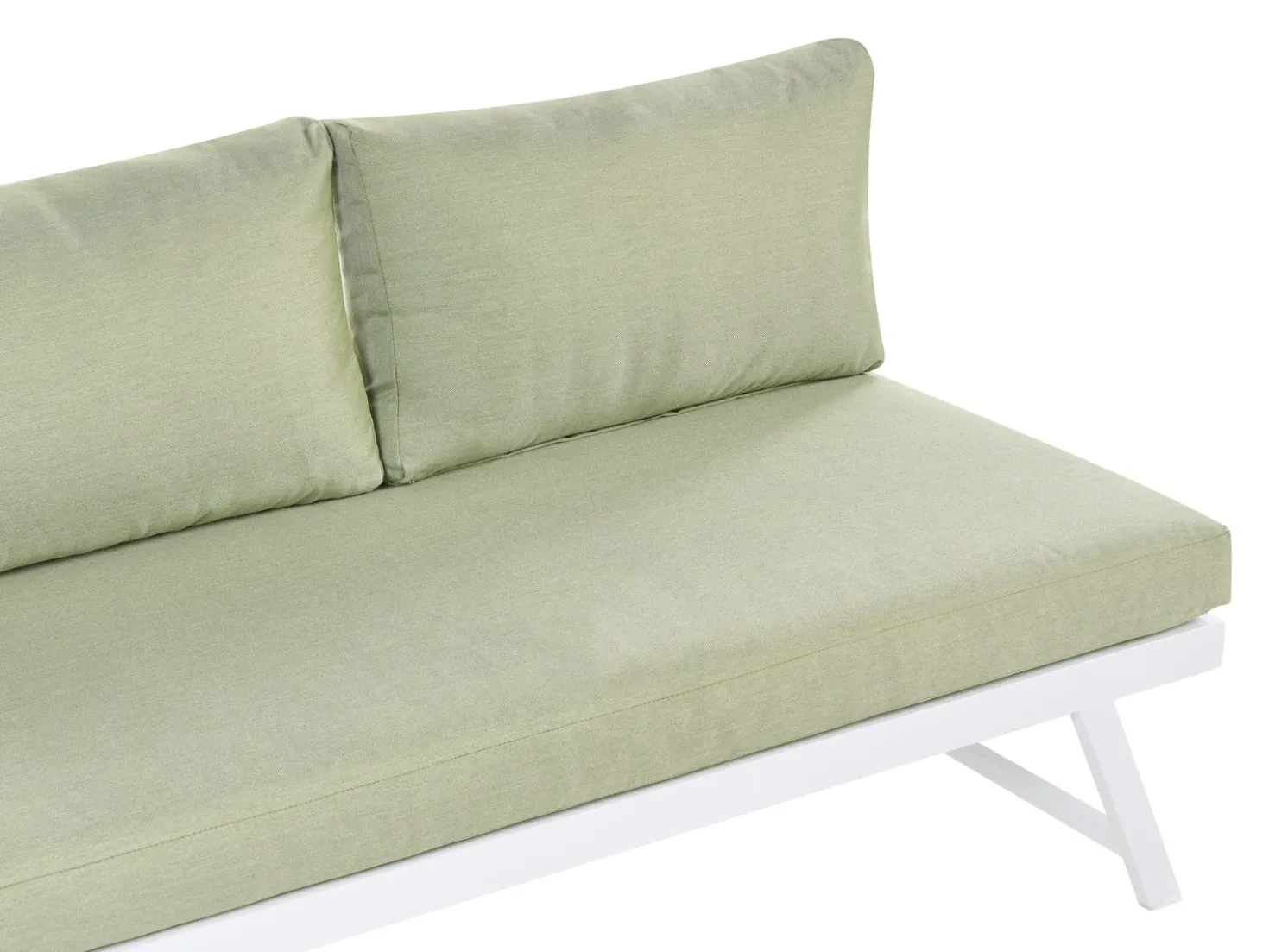 Set di divani angolari da giardino 5 posti COCCORINO Metallo Verde