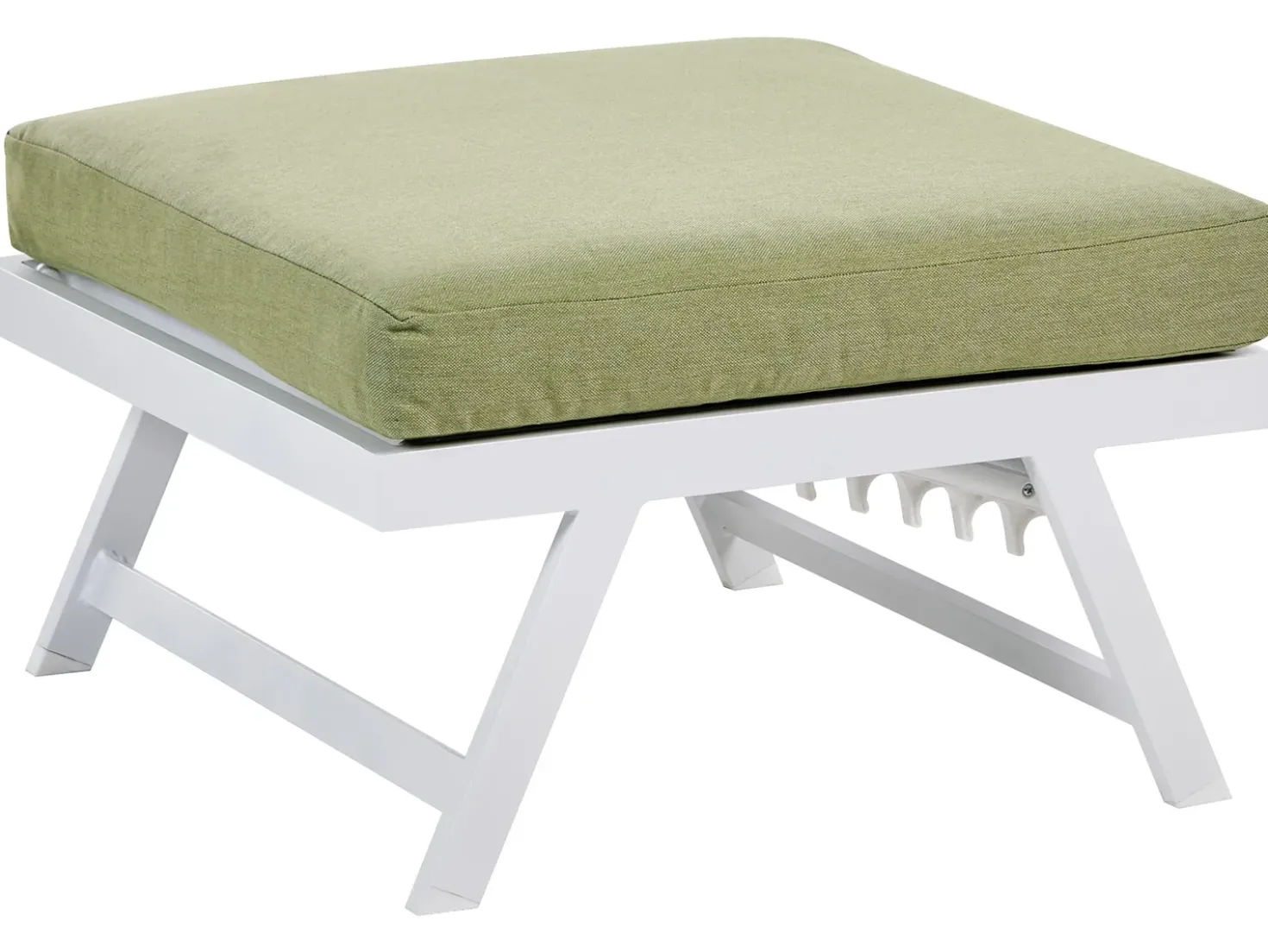 Set di divani angolari da giardino 5 posti COCCORINO Metallo Verde