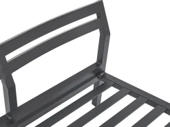 Set di divani angolari da giardino 5 posti VIZZINI Metallo Grigio