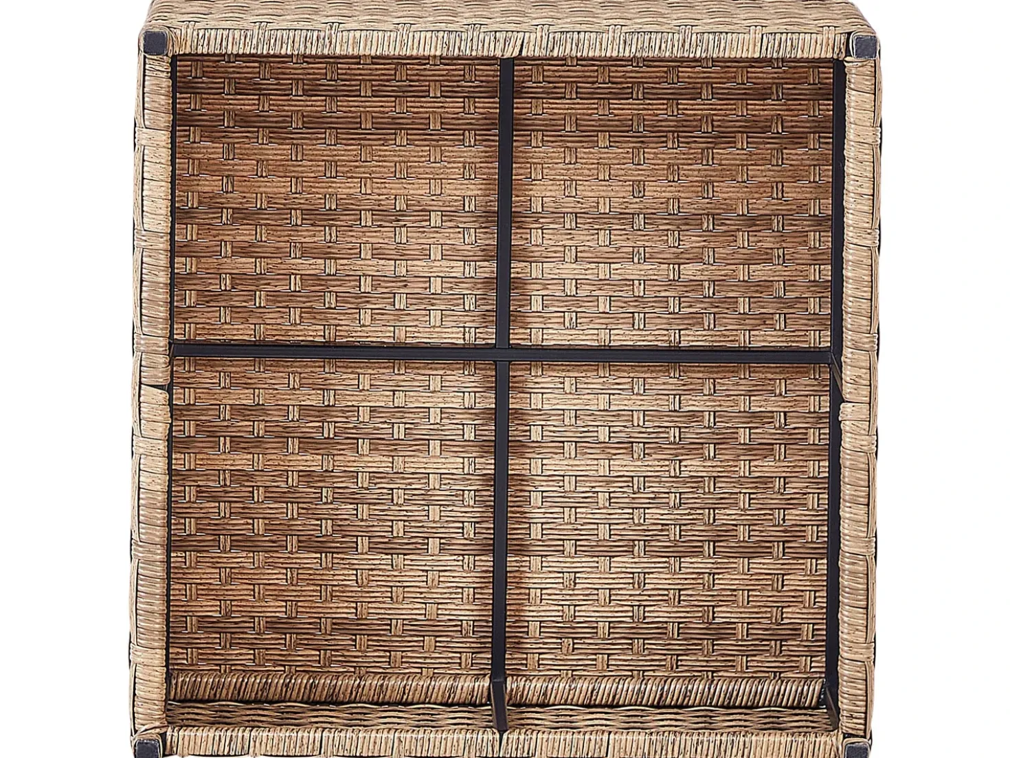 Set di divani angolari da giardino 4 posti AVOLA Lato Sinistro Rattan sintetico (PE) Bianco sporco