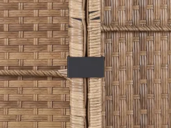 Set di divani angolari da giardino 4 posti AVOLA Lato Sinistro Rattan sintetico (PE) Bianco sporco