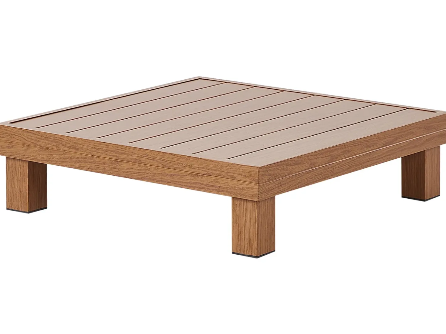 Set di divani angolari da giardino 5 posti SANZA Lato Sinistro Modulare Metallo Bianco