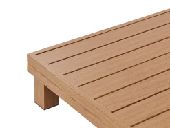 Set di divani angolari da giardino 5 posti SANZA Lato Sinistro Modulare Metallo Bianco