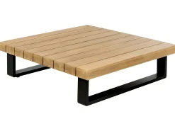 Set di divani angolari da giardino 5 posti MYKONOS Lato destro Legno di acacia certificato Bianco sporco