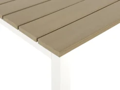Set di divani angolari da giardino 5 posti MESSINA Lato Sinistro Metallo Verde