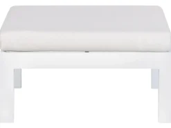 Set di divani angolari da giardino 5 posti MESSINA Lato Sinistro Metallo Bianco sporco