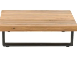 Set di divani angolari da giardino 5 posti MYKONOS Lato destro Legno di acacia certificato Grigio scuro