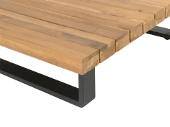 Set di divani angolari da giardino 5 posti MYKONOS Lato destro Legno di acacia certificato Grigio scuro